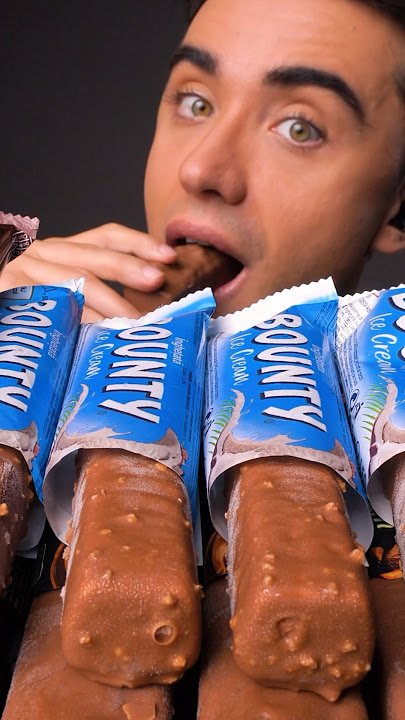 Snickers & Bounty & Mars Chocolate Ice Cream Bars !!