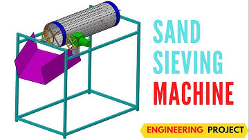 SAND SIEVER| MECHANICAL PROJECT| Electric Sand Sieving Machine