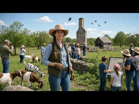 She Bought 104 Acre Smothered in Kudzu—Her Goats Ate Through the Jungle and Exposed a Lost Farmhouse