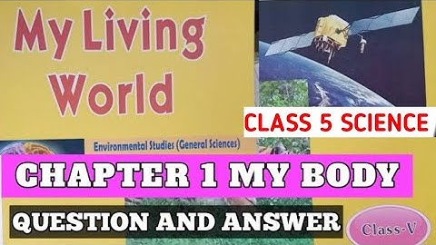 DAV CLASS 5 SCIENCE CHAPTER 1 MY BODY |  QUESTION AND ANSWER