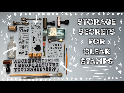 Clear Stamp Storage Secret | The Ultimate Clear Stamp Organization Guide!