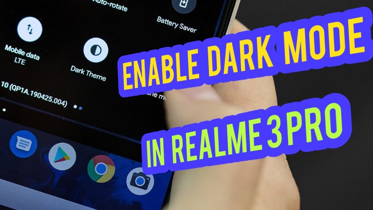 Dark Mode In Realme 3 Pro (Awesome Look) | Best Modification (High Quality)