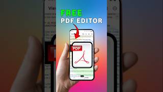 Free Pdf Editor | How to edit pdf file on android #shorts #tech #androidphone