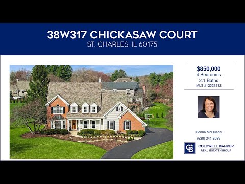 317 Chickasaw Court, St Charles, IL home video tour