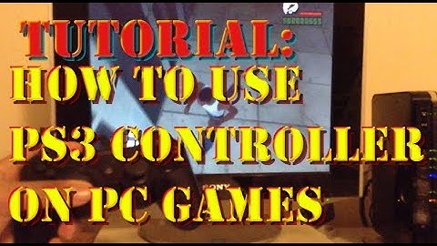 How To Use PS3 Controller On Any PC Games By Three Simple Steps
