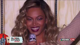 Beyoncé - intro + Crazy in love live • | Global citizen festival