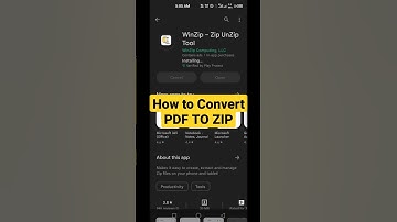 How to Convert PDF TO ZIP File On Mobile | Convert PDF file to Zip File | #howto #shorts #tutorial
