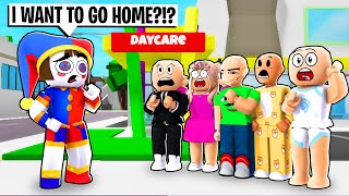 DAYCARE POMNI FROM AMAZING DIGITAL CIRCUS VISITS! | Roblox | Brookhaven 🏡RP