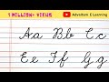 🔥Cursive writing for Beginners | Capital letters, Small letters कैसे लिखना सिखाएं | A - Z |