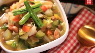【蘿潔塔的廚房】法式鄉村菜：田園蔬菜湯。加入十幾種不同的 ... 
