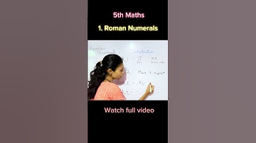 4 Rules of Roman Numerals | Roman Numerals | Class 5 | Maths #romannumerals #class5maths #basicmaths