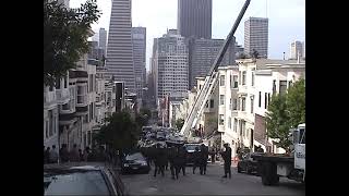 Movie set of the Hulk Movie in San Francisco 2003