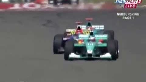 Piquet overtakes Jani for P5 - 2005 GP2 Round 4 Nurburgring Race 1
