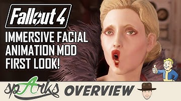 Fallout 4 Mods - Immersive Facial Animations Mod First Look & Showcase! - A Funny Sparkian Overview