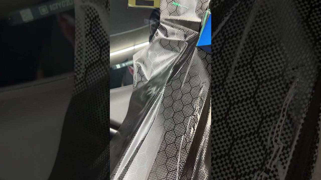 Car Wrap Corvette with Carbon Fiber using 3M Knifeless Tape