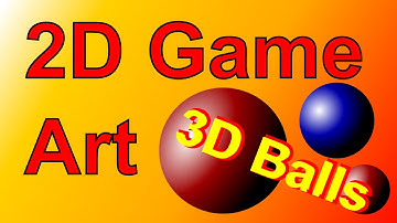 2D Game Art Tutorials For Beginners - Creating A 3D Looking Ball in Inkscape