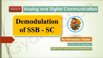 Lecture 19: Demodulation of SSB - SC          #amplitudemodulation #modulation #analogcommunication