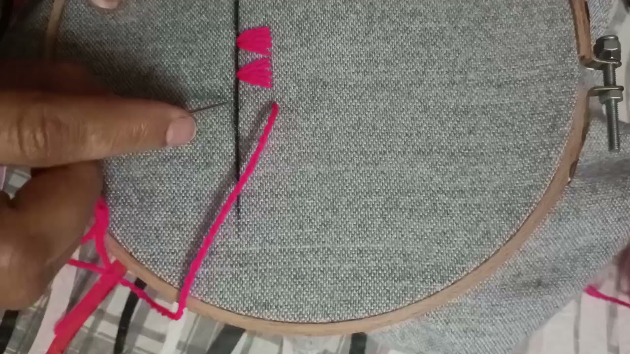 التطريز التقليدي الصحراوي أغتيزانا 😍 غرزة الذبابة(الذبانة)تڨرت 🌹