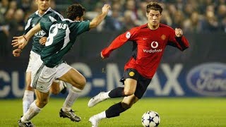 Cristiano Ronaldo's first season at Manchester United 2003/04