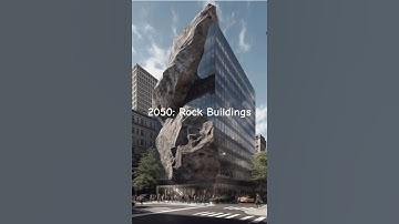 AI generated Futuristic Rock Buildings Of 2050 😱