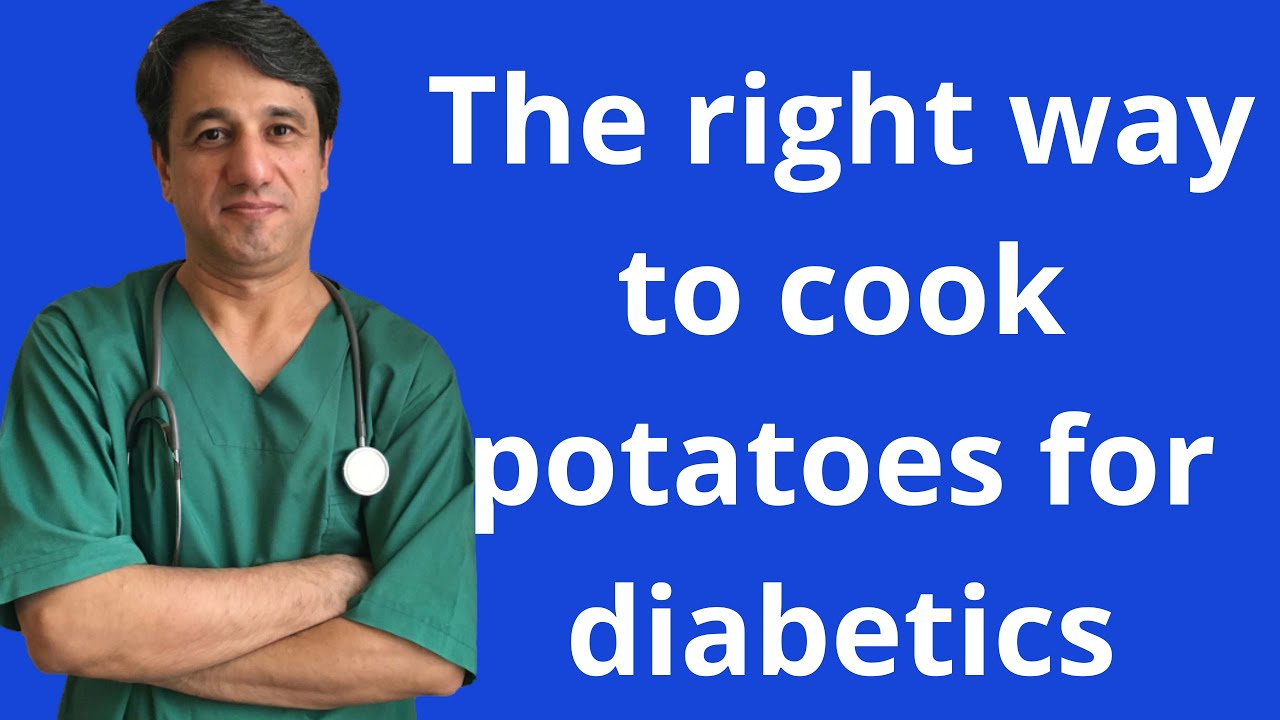 The right way to cook potatoes for diabetics with English subtitles