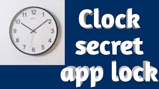 Secret clock app lock screenshot 4