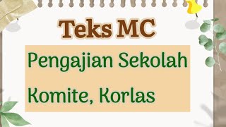 MC Pengajian Sekolah