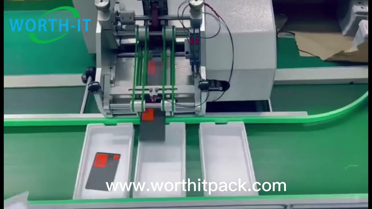 auto sensor and feeding paper instructions to box