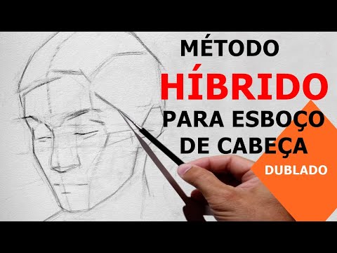 Como fazer o Esboço de uma Cabeça (Método Híbrido)