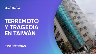 Terremoto en Taiwán: escenas de cine catástrofe