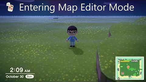 ACNH - Ingame Map Editor Mod Showcase