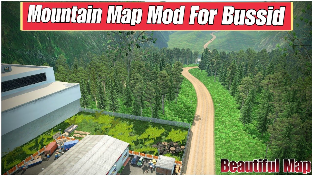 New Beautiful Mountain Map Mod for bus simulator Indonesia Bussid map ...