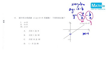 2013 DSE Maths Paper 2 MC q14