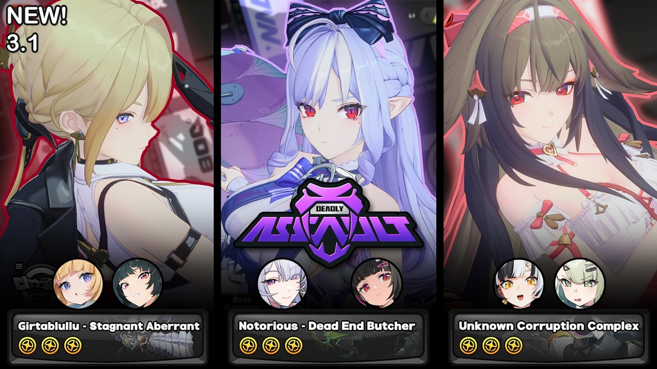 NEW Deadly Assault / Evelyn, Vivian & Ye Shunguang Teams / ZZZ 3.1