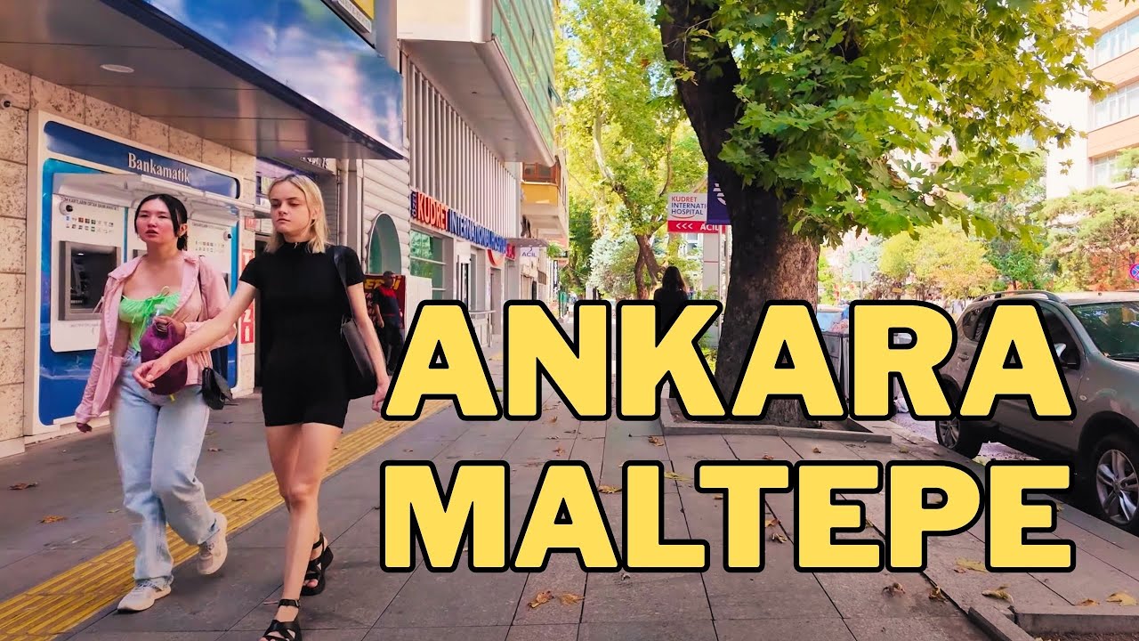 Ankara City Walk in 4K | Gazi Mustafa Kemal Boulevard
