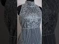 Silver jubilee vibes in full lace elegance ? #silverjubilee #gown #halterdress #mermaid