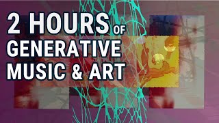 2 HOURS of QUIET Ambient Music & Generative Art by Christopher Sisk