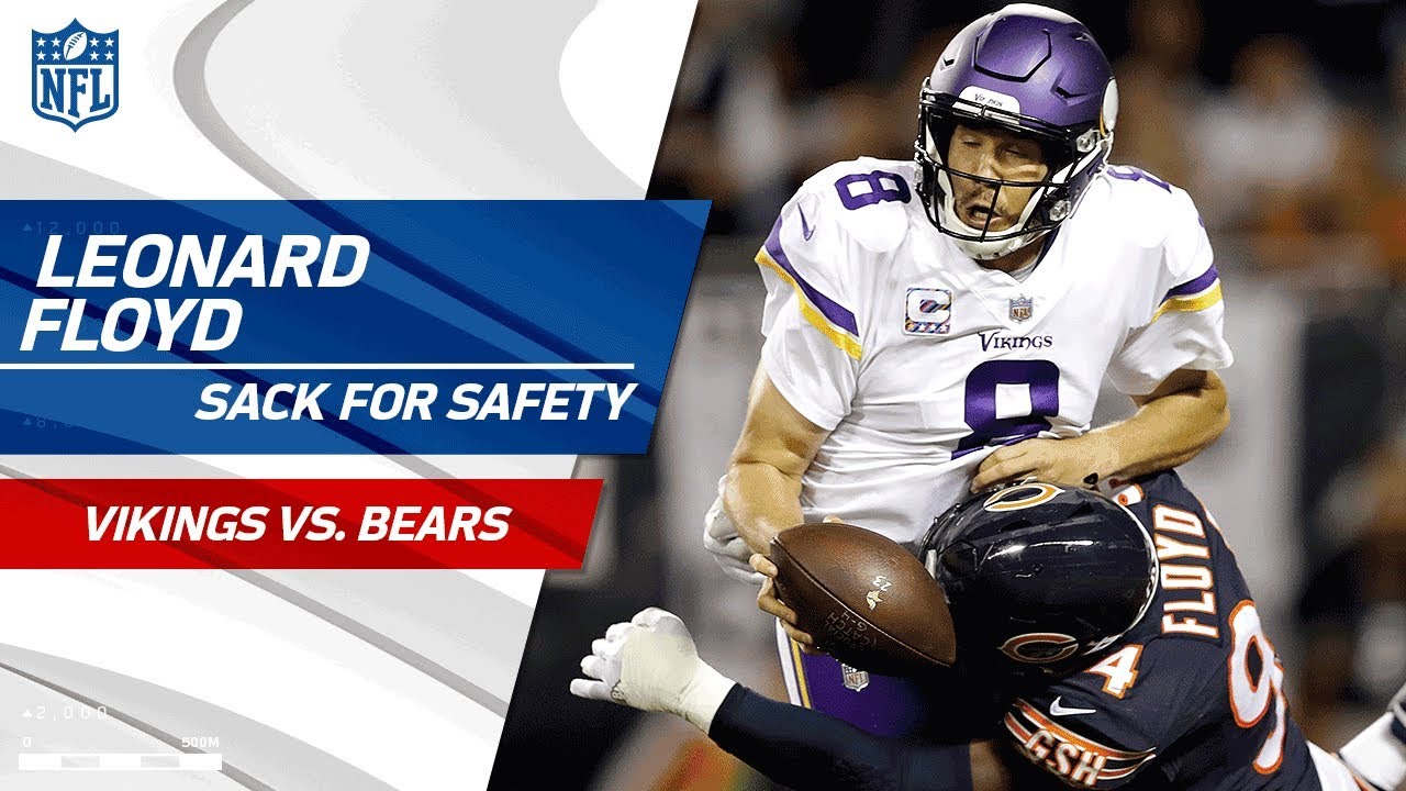 Leonard Floyd Brings Bradford Down for a Safety! 🙏 | Vikings vs. Bears | NFL Wk 5 Highlights