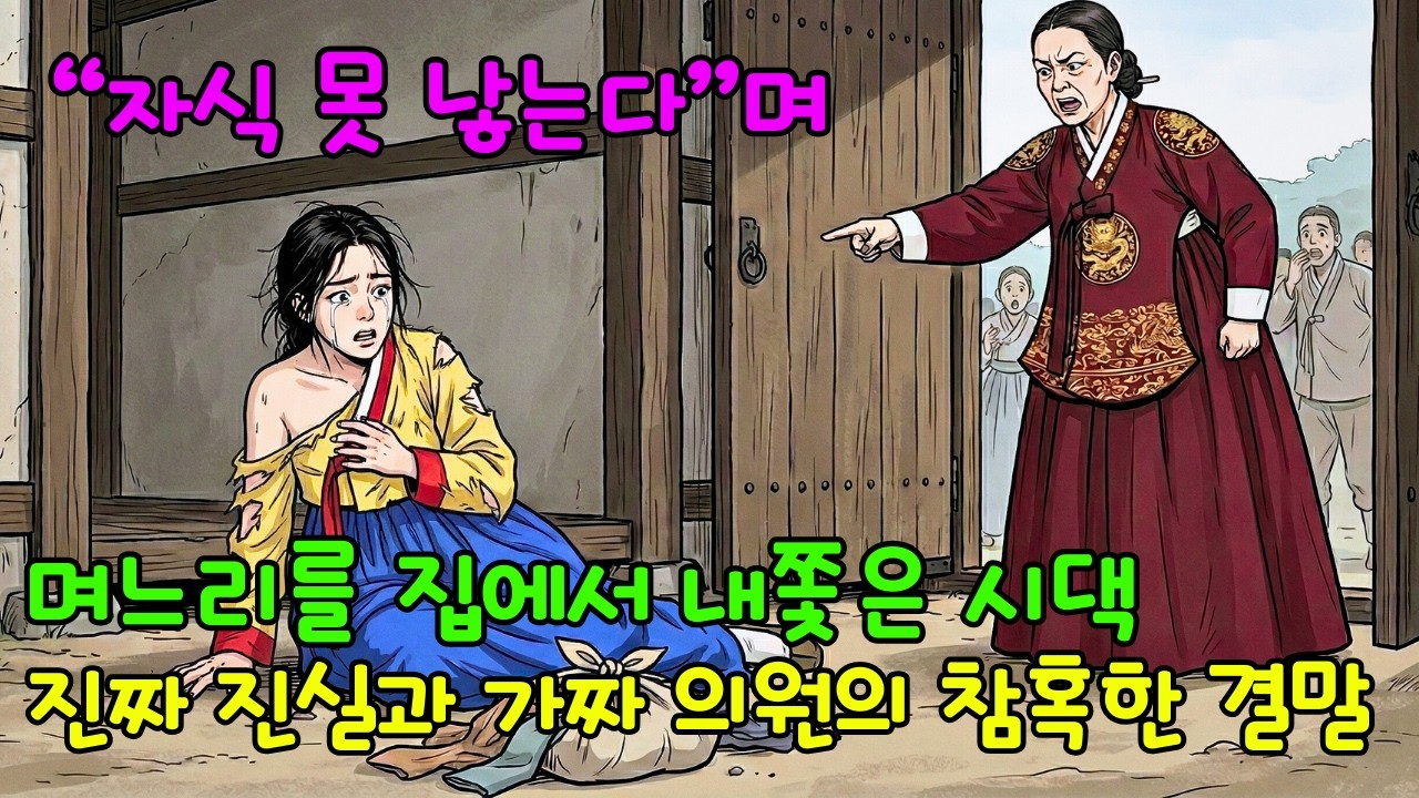“자식 못 낳는다” 며느리를 내쫓은 시댁,천재 아이와 돌아와 가짜 의원을 무너뜨린 결말  | 야담 | 조선야담 | 민담 | 설화 | 전래동화 | 오디오북