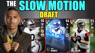 THE SLOW MOTION DRAFT! SLOWEST CARD IN EVERY ROUND! Madden 17 Draft Champions