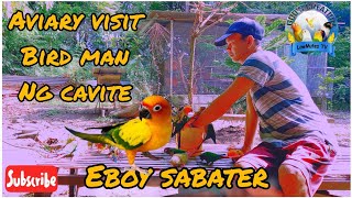 BIRD MAN NG CAVITE /AVIARY VISIT with EBOY SABATER from IMUS CAVITE