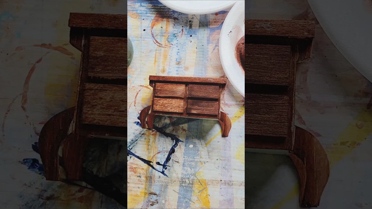 I love making mini furniture ❤️ #furniture #miniature #illustrator #artteacher #koreanart