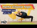 Full 1 Hour Hatha Vinyasa Yoga Class | Intermediate Online Yoga Class | Yograja