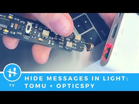 Secret Messages with OpticSpy + Tomu