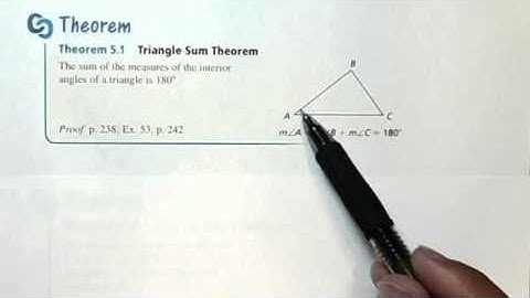 5.1 Angles of Triangles