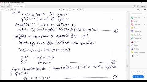 JNTUK R16 IV EEE IISEM  DIGITAL CONTROL SYSTEMS UNTI4 PROBLEMS IN JUTYS STABILITY CRITERION