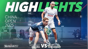 🇪🇬 Mo. ElShorbagy v Zakaria 🇪🇬 | China Open 2025 | HOOGTEPUNTEN VAN DE KWARTFINALE