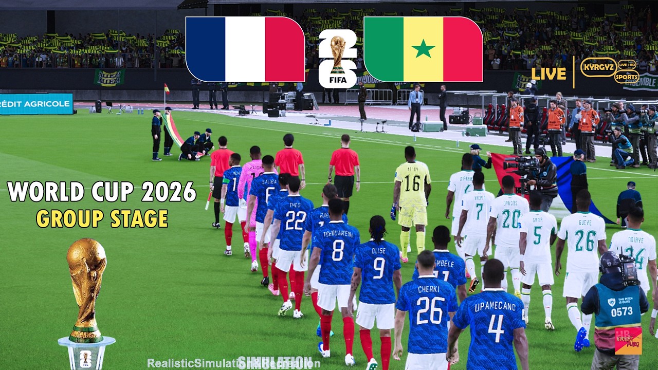 FRANCE - SÉNÉGAL | Coupe du Monde de la FIFA 2026, Groupe I | Simulation complète du match PES 2021