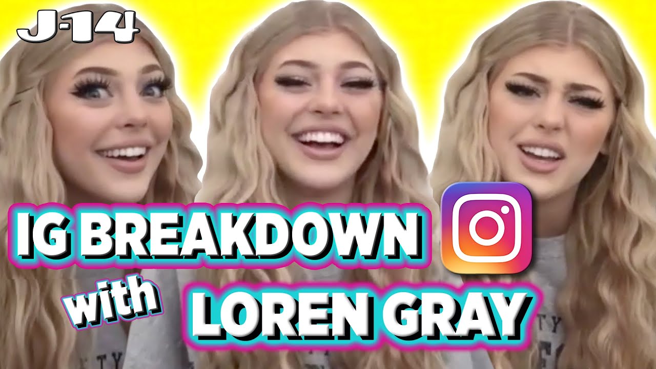 Loren Gray Reacts to Old Instagram Pics With James Charles, Brent Rivera & More | IG Breakdown