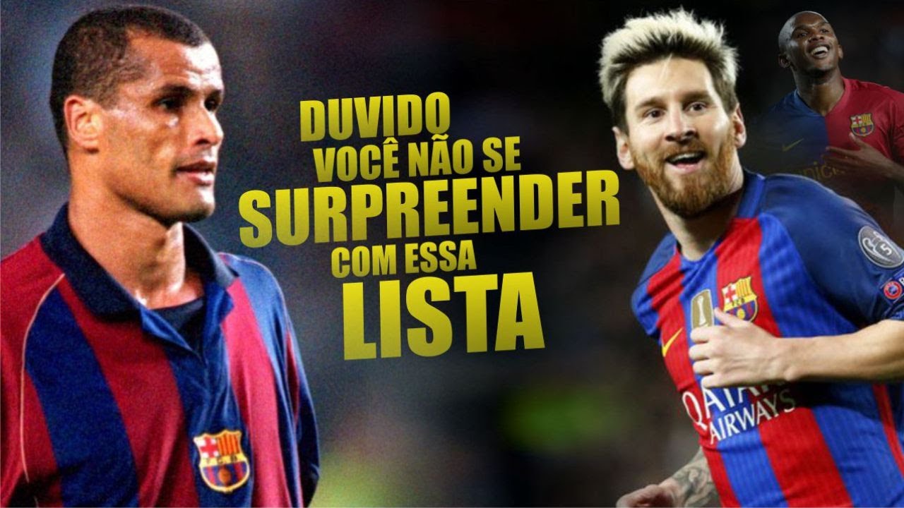 Os 10 maiores ARTILHEIROS da história do BARCELONA YouTube Os 10 maiores ARTILHEIROS da história do BARCELONA YouTube
